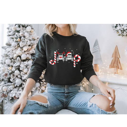 Jeep Candy Cane Tshirt